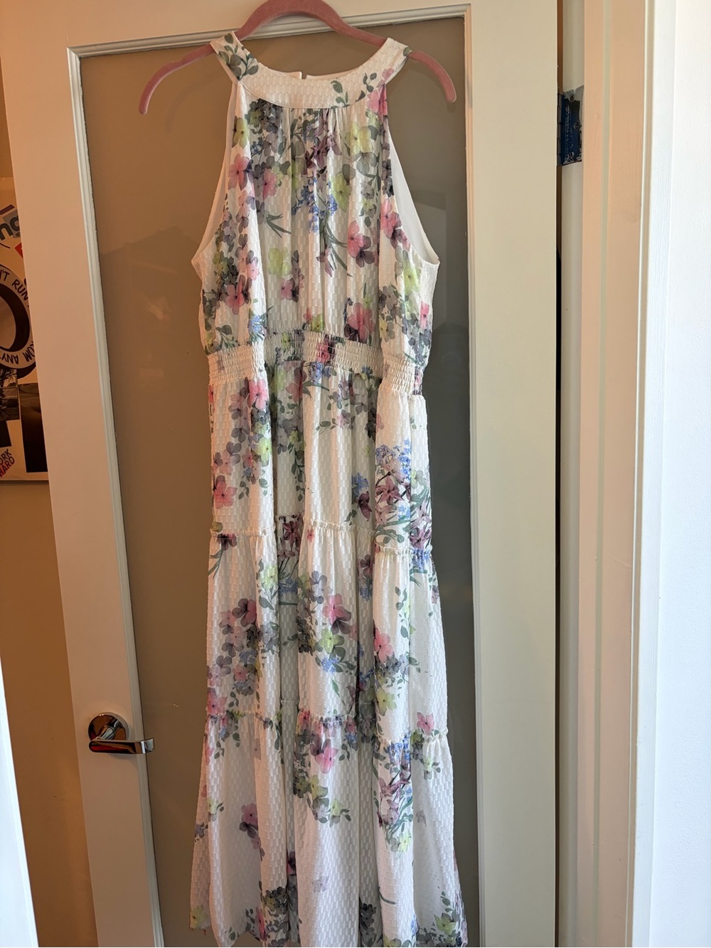 Ted Baker White Dress with Multicolor Floral Pattern - Picture 7 of 7